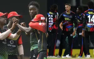 St Kitts and Nevis Patriots vs Antigua and Barbuda Falcons in CPL 2025 opening match at Warner Park.