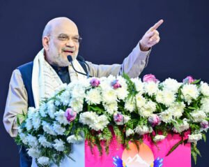 दिल्ली में अखिल भारतीय स्पीकर्स सम्मेलन का उद्घाटन करते गृहमंत्री अमित शाह
